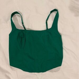Green Abercrombie tank size small
